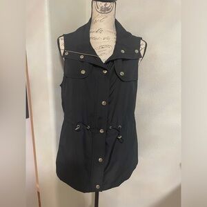💎 JM collection black vest SZ PM EUC